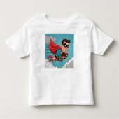 Superheld vader kinder shirts (Voorkant)