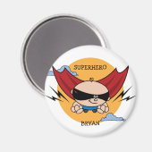 Superheld Verjaardagsfeestje Favor Magnet Magneet (Voorkant / Achterkant)