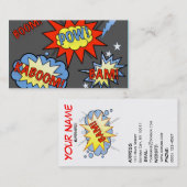 Superheld Visitekaartje 3 (Voorkant / Achterkant)