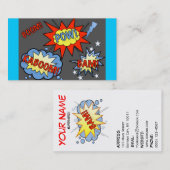 Superheld-Visitekaartje Visitekaartje (Voorkant / Achterkant)