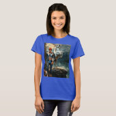 Superheld & Witte Paard T-shirt (Voorkant volledig)