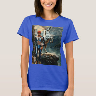 Superheld & Witte Paard T-shirt