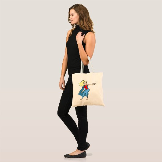 Superheld Woman Tote Bag