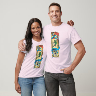 Superhelden in actie t-shirt