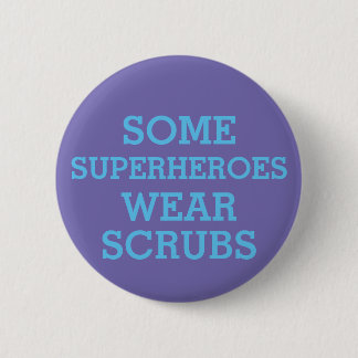 Superhelden in Scrubs Button