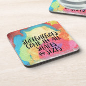 superhelden-inspirerend- bier onderzetter (Linkerzijde)