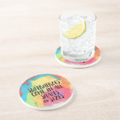 superhelden-inspirerend- zandsteen onderzetter (Zijkant)