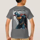 Superhelden kinder T-shirt (Achterkant)