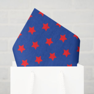 Superhelden Strips Sterren Rood Blauw Superster Ki Tissuepapier