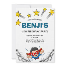 Superhelden verjaardagsfeestje voor kinderen