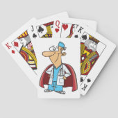Superheldendokter Pokerkaarten (Achterkant)