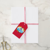 Superheldenfeest Bedankt Cadeaulabel (Met Touw)