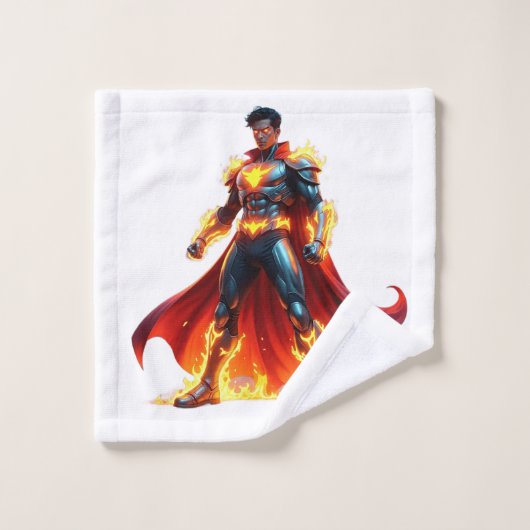 superheldenhandset bad handdoek (Wasdoekje)