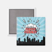 Superhero Ami Comic Valentine Magnet (Recto/Verso)