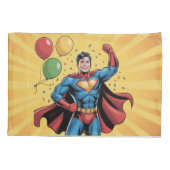 Superhero Boys Birthday Party Gift Kussensloop (Achterkant)