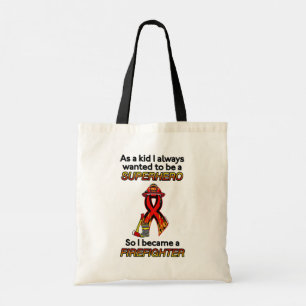 SUPERHERO...brandweerman Tote Bag
