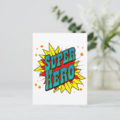SuperHero Briefkaart (Staand voorkant)