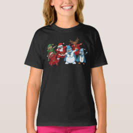 Superhero Christmas Squad Dabbing T-shirt