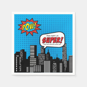 Superhero Cocktail servet humor