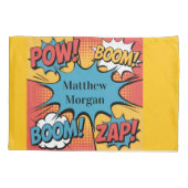 Superhero Comic Book Pop Art Boy Birthday Gift Kussensloop (Achterkant)