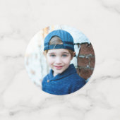 Superhero Comic Speech Cloud Boy Verjaardagsfeest Confetti (Kleine voorkant)