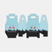 Superhero Comic verjaardagsfeestje Bedankdoosjes (Uitgevouwen)