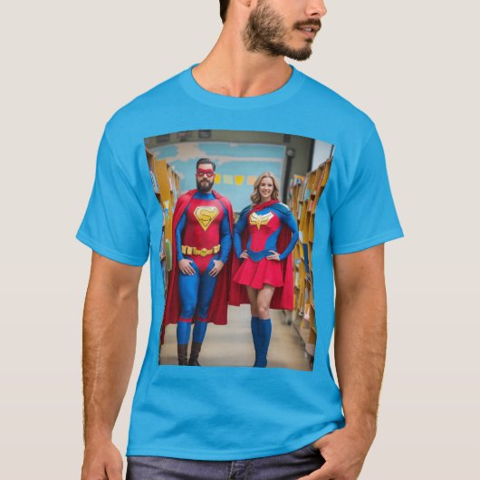 Superhero Educators Design T-shirt (Voorkant)