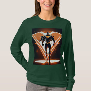 Superhero Embleem T-shirt met lange mouwen