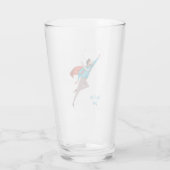 Superhero fête des pères verre dépoli tasse de biè (Dos)