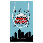 Superhero Friend Comic Valentine Cadeau Sac (Devant)