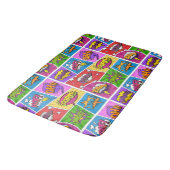 Superhero Gamer Comique livre design tapis de bain (Angle)