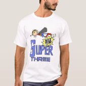 Superhero Girl 3e Anniversaire Tshirts et cadeaux (Devant)