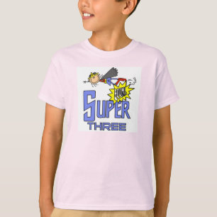 Superhero Girl 3e Anniversaire Tshirts et cadeaux