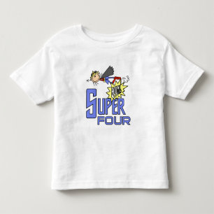 Superhero Girl 4th Birthday Tshirts et cadeaux