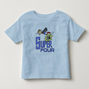 Superhero Girl 4th Birthday Tshirts et cadeaux