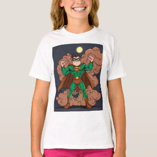 Superhero Girl Kinder T-Shirt - "Sterk, Dapper, en