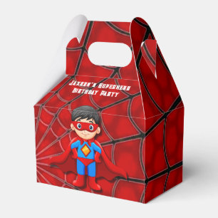 SuperHero Jongen Verjaardagsfeestje Bedankdoosjes