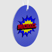 Superhero Kids Comic Book Nom personnalisé (devant)