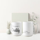 Superhero papa Mug personnalisé - Nom des enfants 