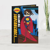 Superhero Party Invitation (Devant)