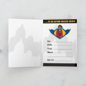 Superhero Party Invitation (Intérieur)
