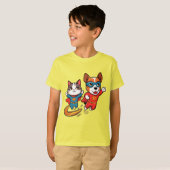 Superhero Pets Kinder T-shirt (Voorkant volledig)