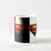 Superhero Power Mug - Gras Emblem Design pour la b (Devant gauche)