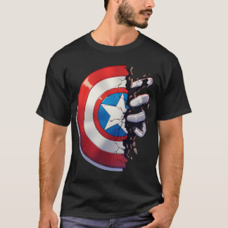 Superhero Shield met vuist T-shirt