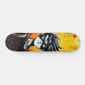 Superhero Skateboard - Vibrant Oil Art (Horz)