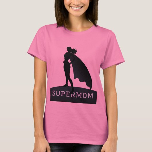 Superhero Tee - Supermom T-shirt (Voorkant)