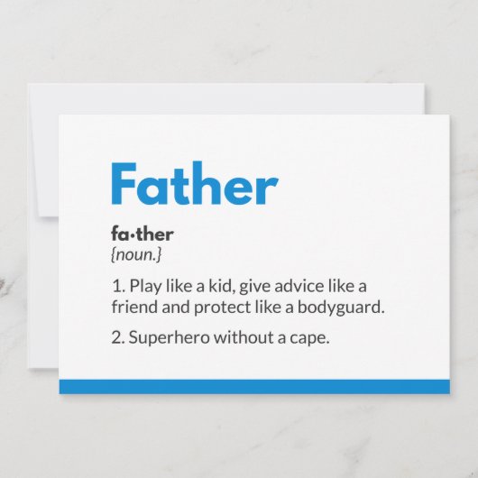 Superhero vaderdag kaarten Superdad (Voorkant)
