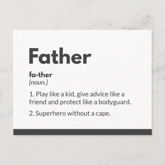 Superhero vaderdag kaarten Superdad (Voorkant)