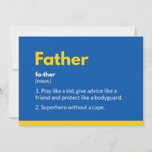 Superhero vaderdag kaarten Superdad