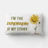 Superhero Wit Sierkussen van Dichteres Adiela Akoo Kussen (Voorkant)